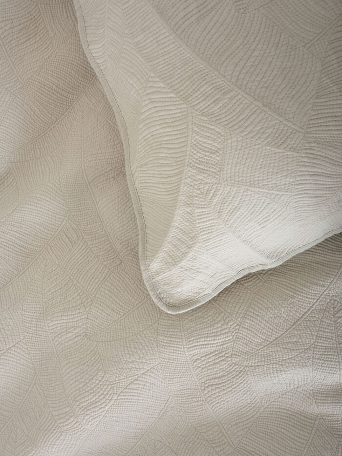 Quilted Coverlet • Embroidered • Chantal • 100% Cotton - Image 10