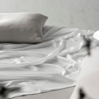 Flat Sheet • Plain • 500T • Silver Grey • 100% Bamboo Cotton
