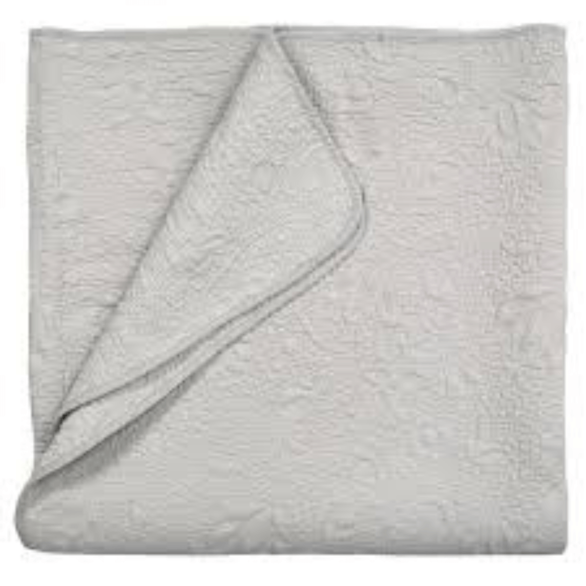 Quilted Coverlet • Embroidered • Chantal • 100% Cotton - Image 8