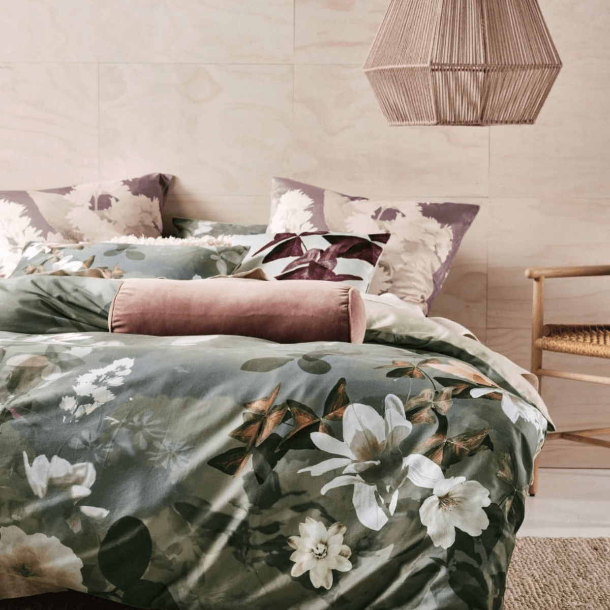 Duvet Cover • Printed • Rosalia • 100% Cotton Sateen - Image 4