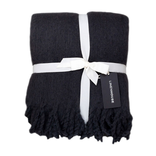 Throw • Textured • Soft Wool look • Faux - Image 4