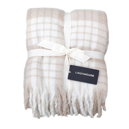 Throw • Textured • Soft Wool look • Faux - Image 10