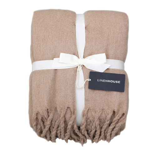 Throw • Textured • Soft Wool look • Faux - Image 14