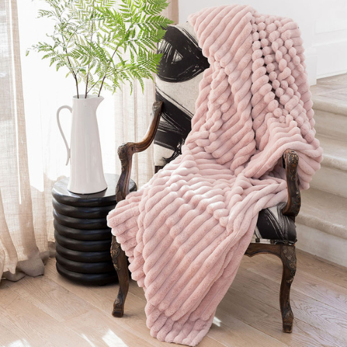 Throw • Ribbed Pile • Faux • Silky Soft - Inside and Out - Image 7