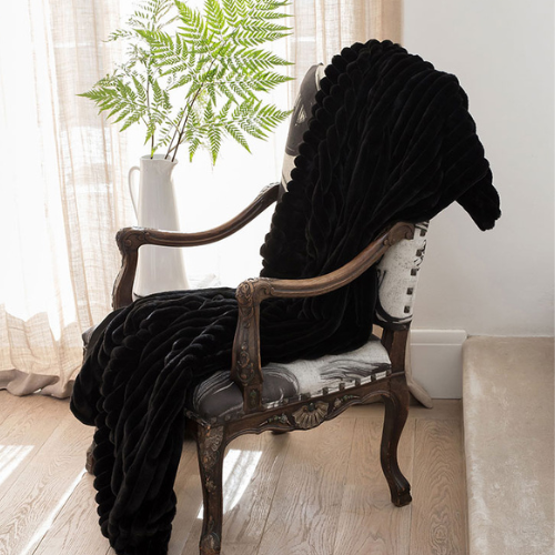 Throw • Ribbed Pile • Faux • Silky Soft - Inside and Out - Image 5